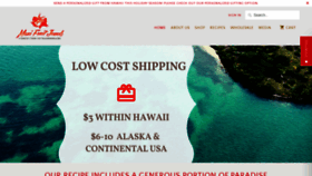 What Mauifruitjewels.com website looked like in 2021 (3 years ago)