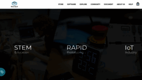 What M5stack.com website looked like in 2021 (4 years ago)