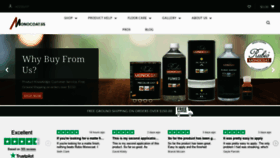 What Monocoat.us website looked like in 2021 (5 years ago)