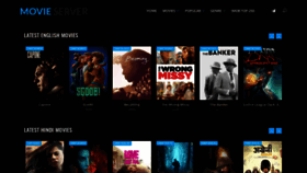 What Movieserver.net website looked like in 2021 (3 years ago)