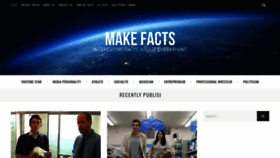 What Makefacts.com website looked like in 2021 (3 years ago)