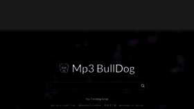What Mp3bulldog.com website looked like in 2021 (3 years ago)