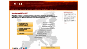 What Meta-net.eu website looked like in 2021 (3 years ago)