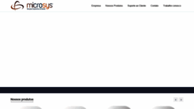 What Microsys.inf.br website looked like in 2021 (4 years ago)