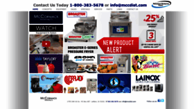 What Mccormackdistributing.com website looked like in 2021 (3 years ago)