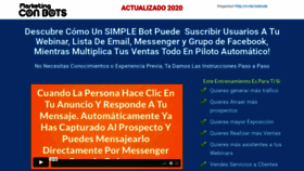 What Marketingconbots.com website looked like in 2021 (3 years ago)