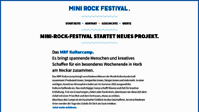 What Mini-rock-festival.de website looked like in 2021 (3 years ago)