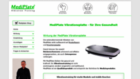 What Mediplate.ch website looked like in 2021 (3 years ago)