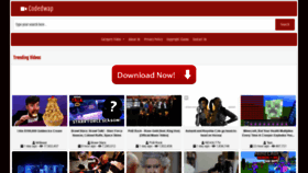 What Movies.codedwap.com website looked like in 2021 (3 years ago)