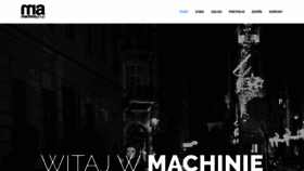 What Machinagroup.pl website looked like in 2021 (3 years ago)