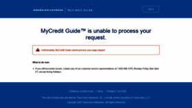 What Mycreditguide.americanexpress.com website looked like in 2021 (3 years ago)