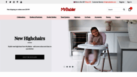 What Mybabiie.com website looked like in 2021 (4 years ago)