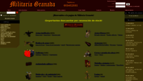 What Militariagranada.net website looked like in 2021 (3 years ago)