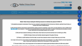 What Mathervisiongroup.com website looked like in 2021 (3 years ago)
