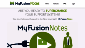 What Myfusionnotes.com website looked like in 2021 (3 years ago)