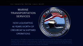 What Marinetransportationservices.com website looked like in 2021 (3 years ago)