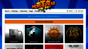 What Moretvicar.com website looked like in 2021 (3 years ago)