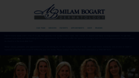 What Milambogartderm.com website looked like in 2021 (3 years ago)