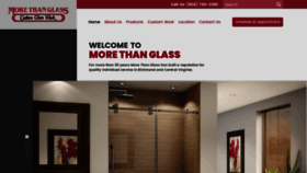 What Morethanglass.com website looked like in 2021 (3 years ago)