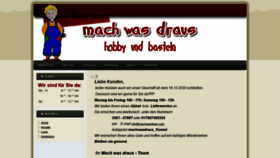 What Machwasdraus.com website looked like in 2021 (3 years ago)