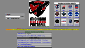 What Michigan-football.com website looked like in 2021 (3 years ago)