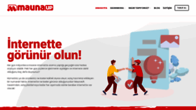 What Maunaup.com website looked like in 2021 (3 years ago)