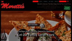 What Morettisrestaurants.com website looked like in 2021 (3 years ago)