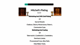 What Mitchellsplating.com website looked like in 2021 (3 years ago)