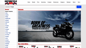 What Motorcyclebd.com website looked like in 2021 (4 years ago)
