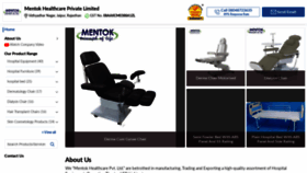 What Mentokindia.com website looked like in 2021 (3 years ago)