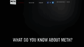 What Methproject.org website looked like in 2021 (4 years ago)