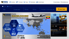 What Maiair.com website looked like in 2021 (4 years ago)