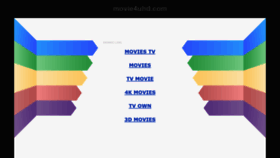 What Movie4uhd.com website looked like in 2021 (3 years ago)