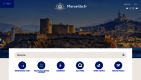 What Marseille.fr website looked like in 2021 (3 years ago)