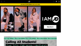 What M.jdsports.co.uk website looked like in 2021 (3 years ago)