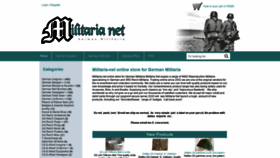 What Militaria-net.co.uk website looked like in 2021 (3 years ago)