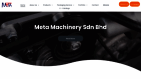 What Metamachinery.com.my website looked like in 2021 (3 years ago)