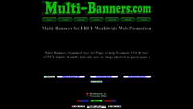 What Multi-banners.com website looked like in 2021 (3 years ago)