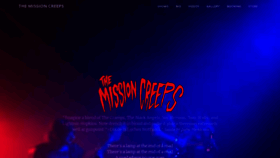 What Missioncreeps.com website looked like in 2021 (3 years ago)