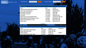 What Mtecresults.com website looked like in 2021 (3 years ago)