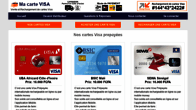 What Macartevisa.com website looked like in 2021 (3 years ago)