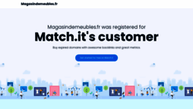 What Magasindemeubles.fr website looked like in 2021 (3 years ago)