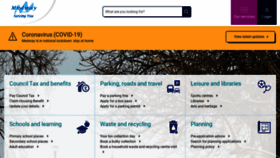 What Medway.gov.uk website looked like in 2021 (3 years ago)