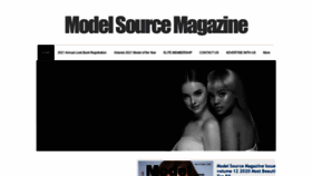 What Modelsourcemagazine.com website looked like in 2021 (3 years ago)