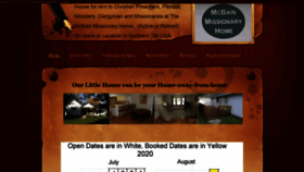 What Mcbainmissionaryhome.com website looked like in 2021 (3 years ago)