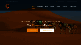 What Marruecosmapatours.com website looked like in 2021 (3 years ago)