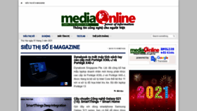 What Mediaonlinevn.com website looked like in 2021 (3 years ago)