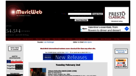 What Musicweb-international.com website looked like in 2021 (3 years ago)