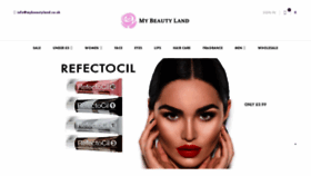 What Mybeautyland.shop website looked like in 2021 (3 years ago)
