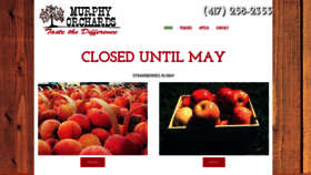 What Murphyorchard.com website looked like in 2021 (3 years ago)